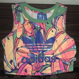 Adidas originals banana crop top
